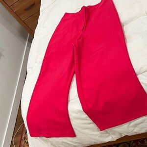 Christian Siriano Vibrant Red Capris